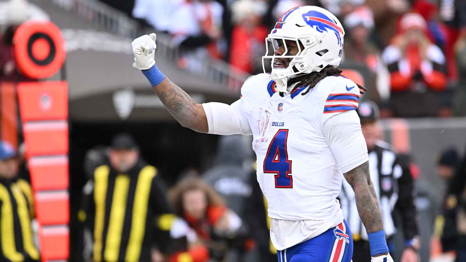 James Cook has most rushing yards by Bills player in 50 years