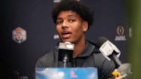Ole Miss Rebels quarterback Trinidad Chambliss speaks to the press during the Vrbo Fiesta Bowl media day at the JW Marriott Camelback Inn in Scottsdale, on Jan. 6, 2025.