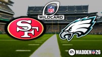 49ers vs. Eagles Wild Card Results According to Madden 26
