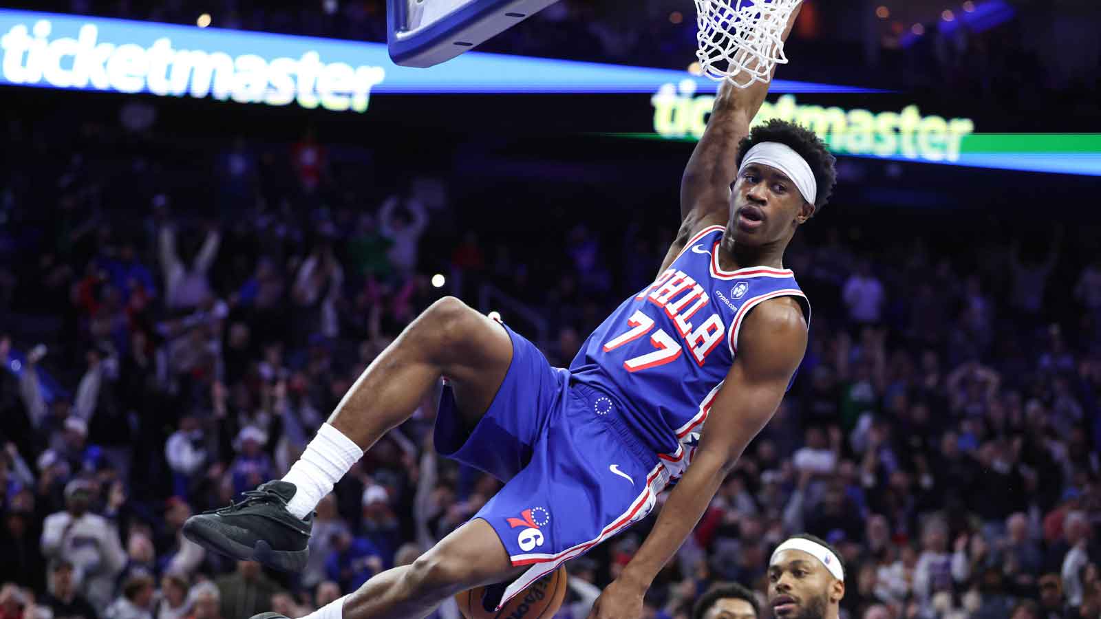 76ers fans lose it after melting down in OT vs. Nikola Jokic-less Nuggets