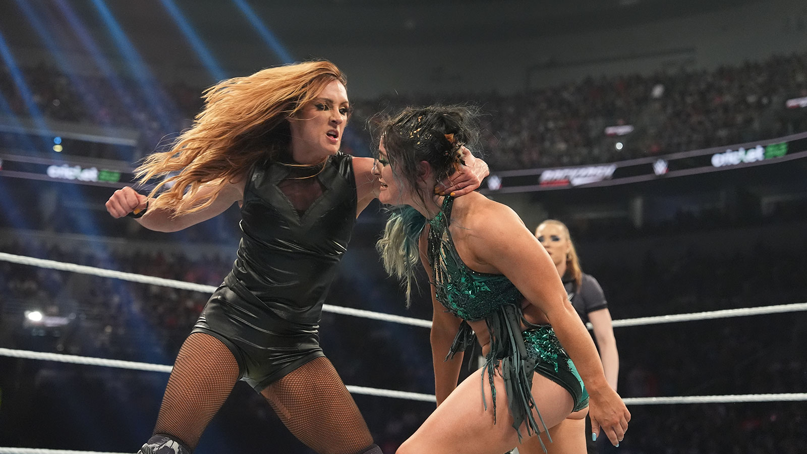 Becky Lynch and Lyra Valkyria in WWE Unreal Season 2.