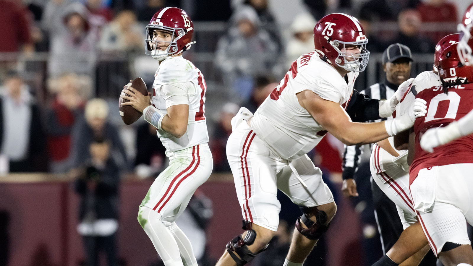 Ty Simpson’s starting RT at Alabama enters transfer portal