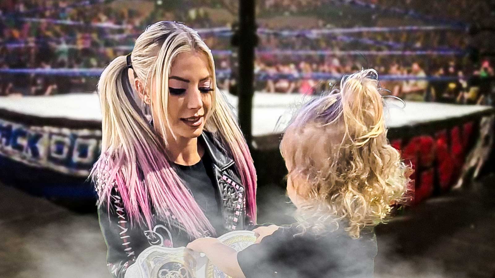 WWE star Alexa Bliss shares heartwarming mother-daughter video from live event