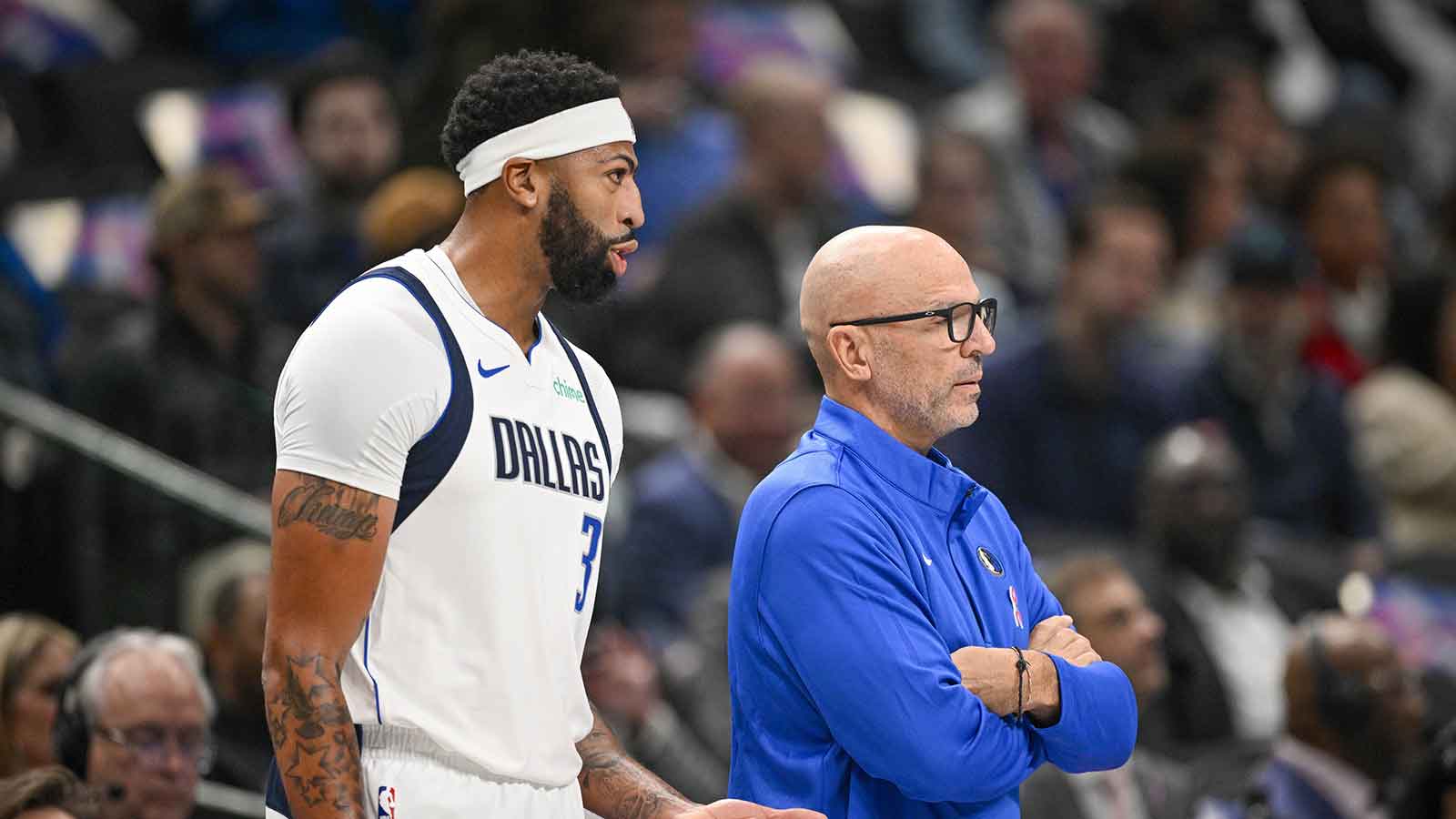 Mavericks’ Jason Kidd sounds off after Anthony Davis suffers another injury