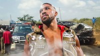 Anthony Joshua, Nigeria car crash background