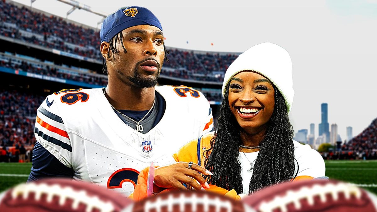 Simone Biles Jonathan Owens Chicago Bears