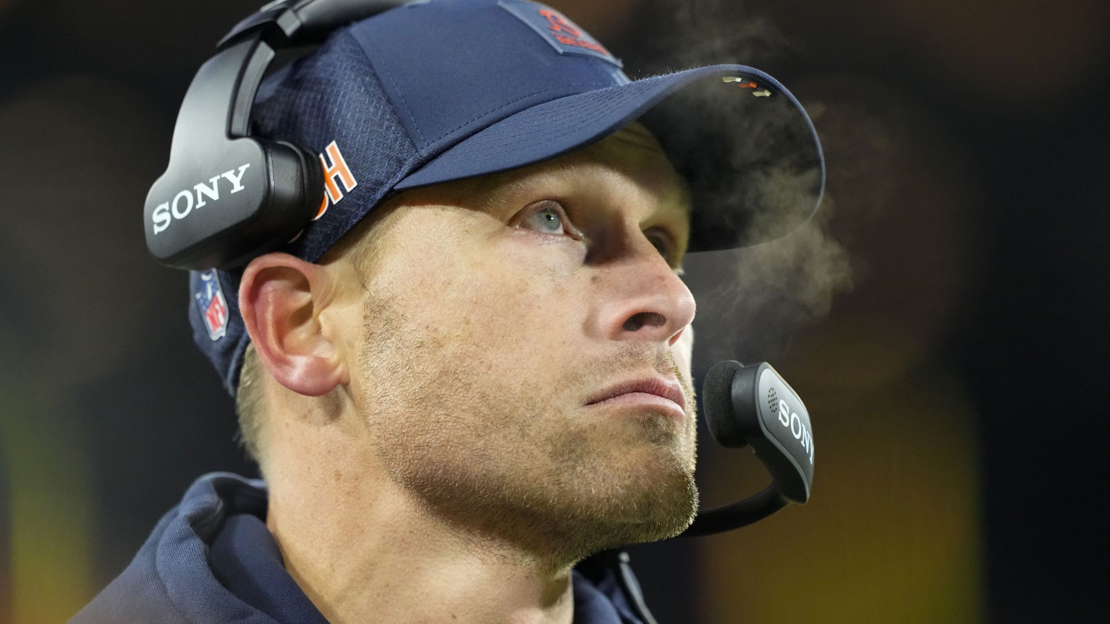 Bears’ Ben Johnson caught on camera mouthing major regret at end of Lions game