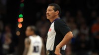 NBA referee Bill Kennedy during the Sacramento Kings game against the Phoenix Suns at Footprint Center.