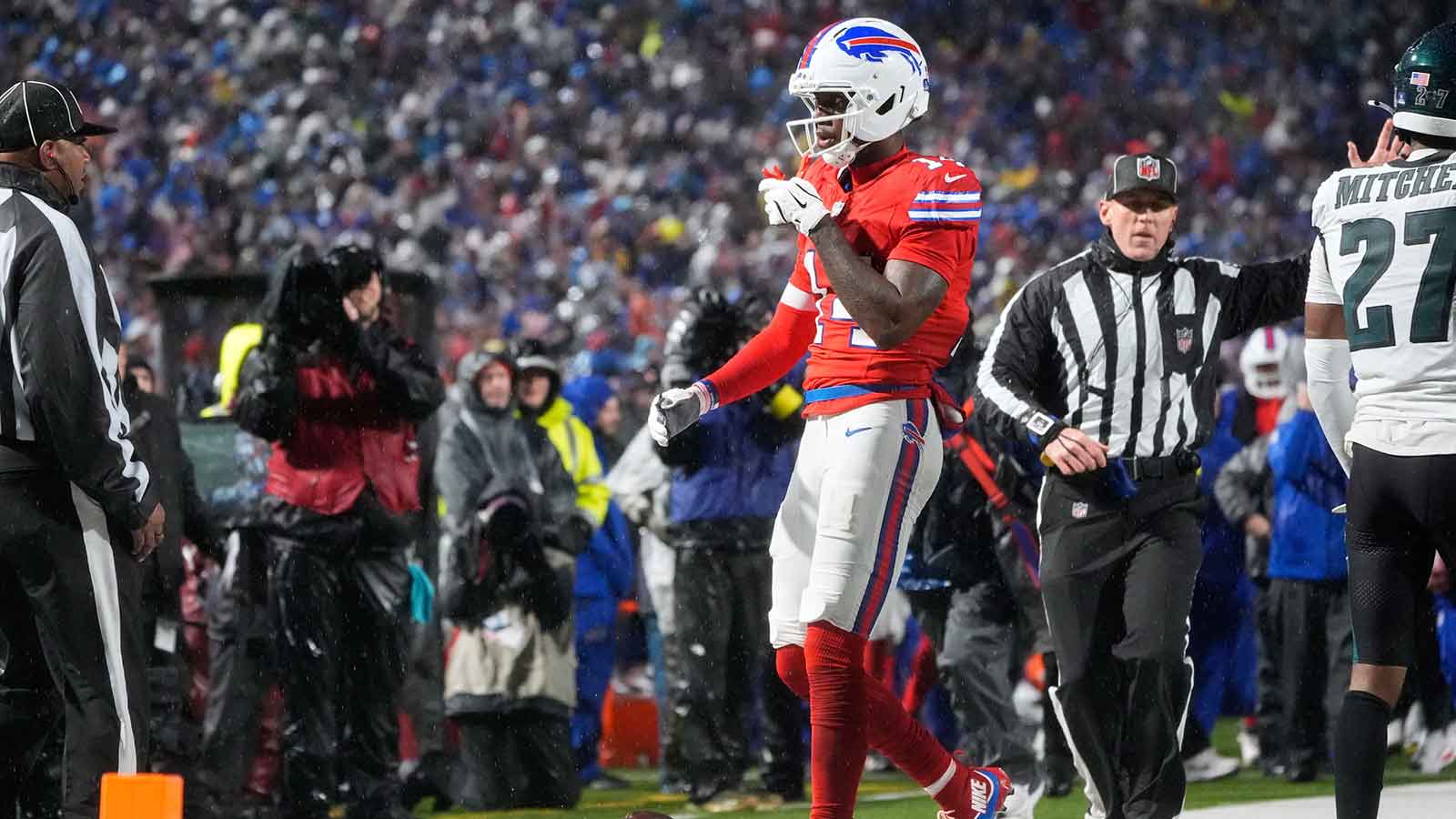 Bills WR Tyrell Shavers’ heroic effort to finish Jaguars game on torn ACL