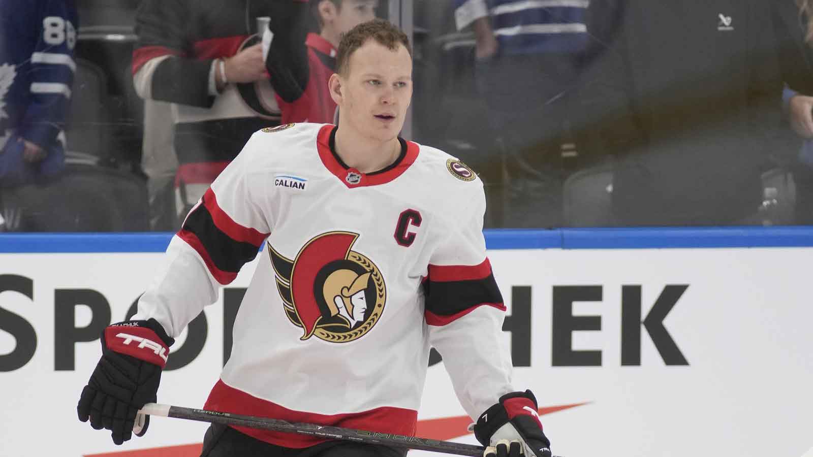 Senators’ Brady Tkachuk drops NSFW response to Linus Ullmark rumors