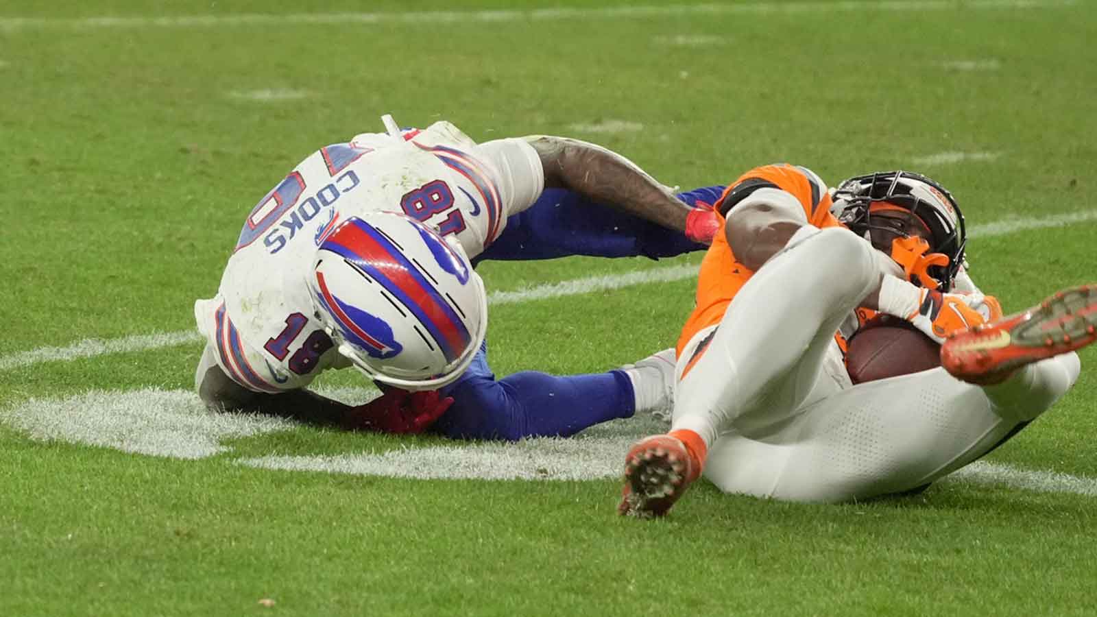 Bills’ Brandin Cooks weighs in on Ja’Quan McMillian interception after Divisional Round loss to Broncos