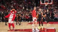 Bulls' Matas Buzelis & Heat's Tyler Herro take backward half court shots