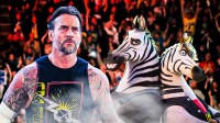 WWE Superstar CM Punk and the Zebros from Zootopia 2.