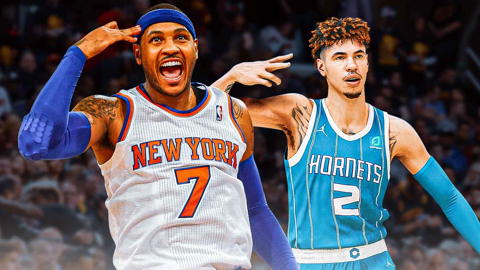 Carmelo Anthony shares hilariously accurate LaMelo Ball, NBA 2K comparison