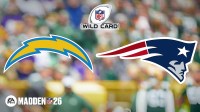 Chargers vs. Patriots Wild Card Results According to Madden 26
