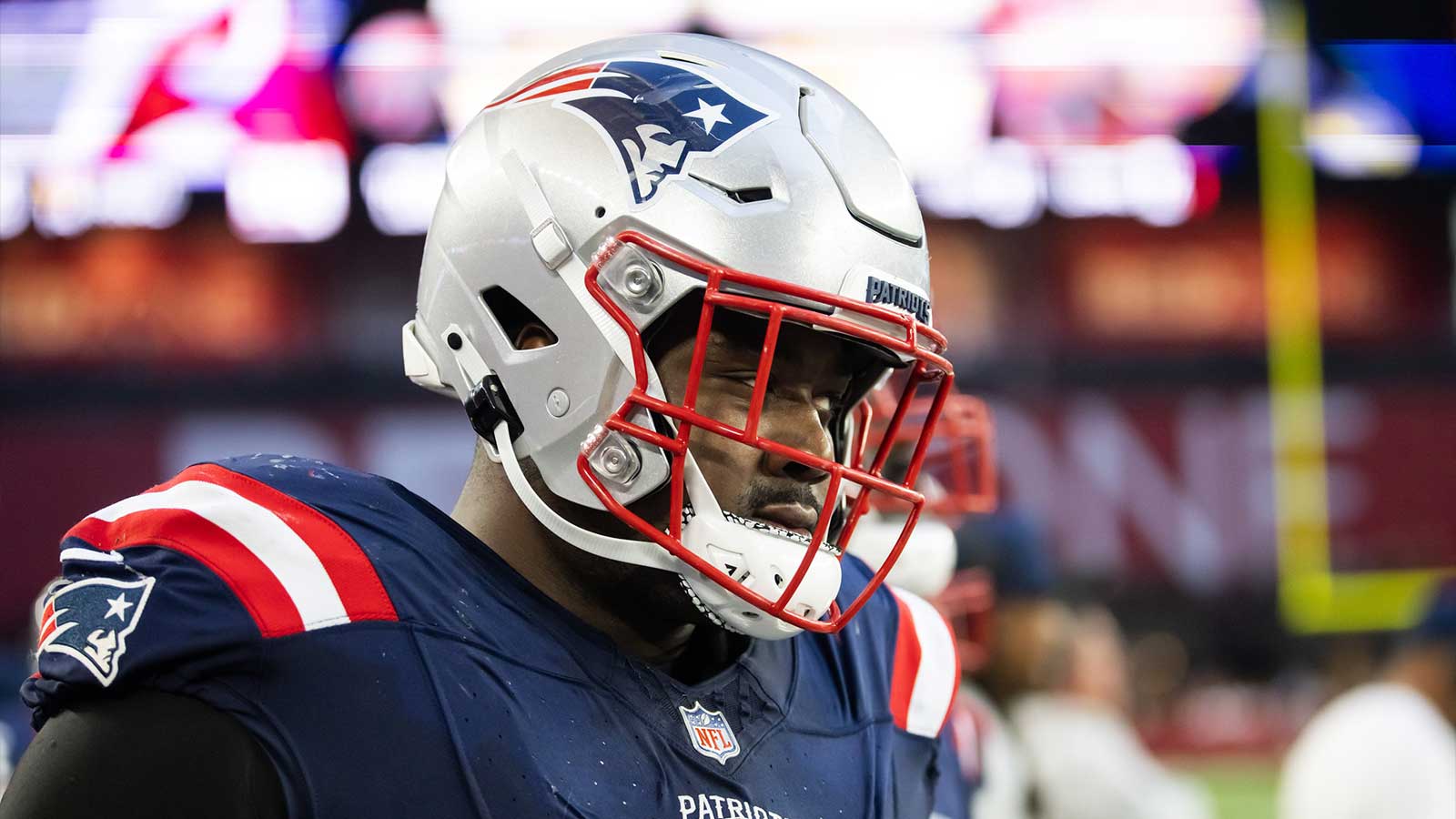 Patriots’ Christian Barmore repeated 6-word answer when asked about criminal charges