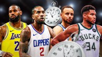 NBA power rankings with LeBron James, Kawhi Leonard, Stephen Curry and Giannis Antetokounmpo