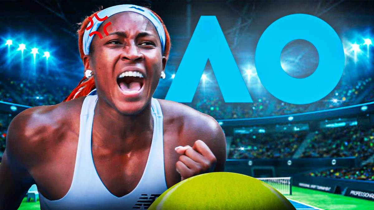 Coco Gauff at the Australia Open 2026