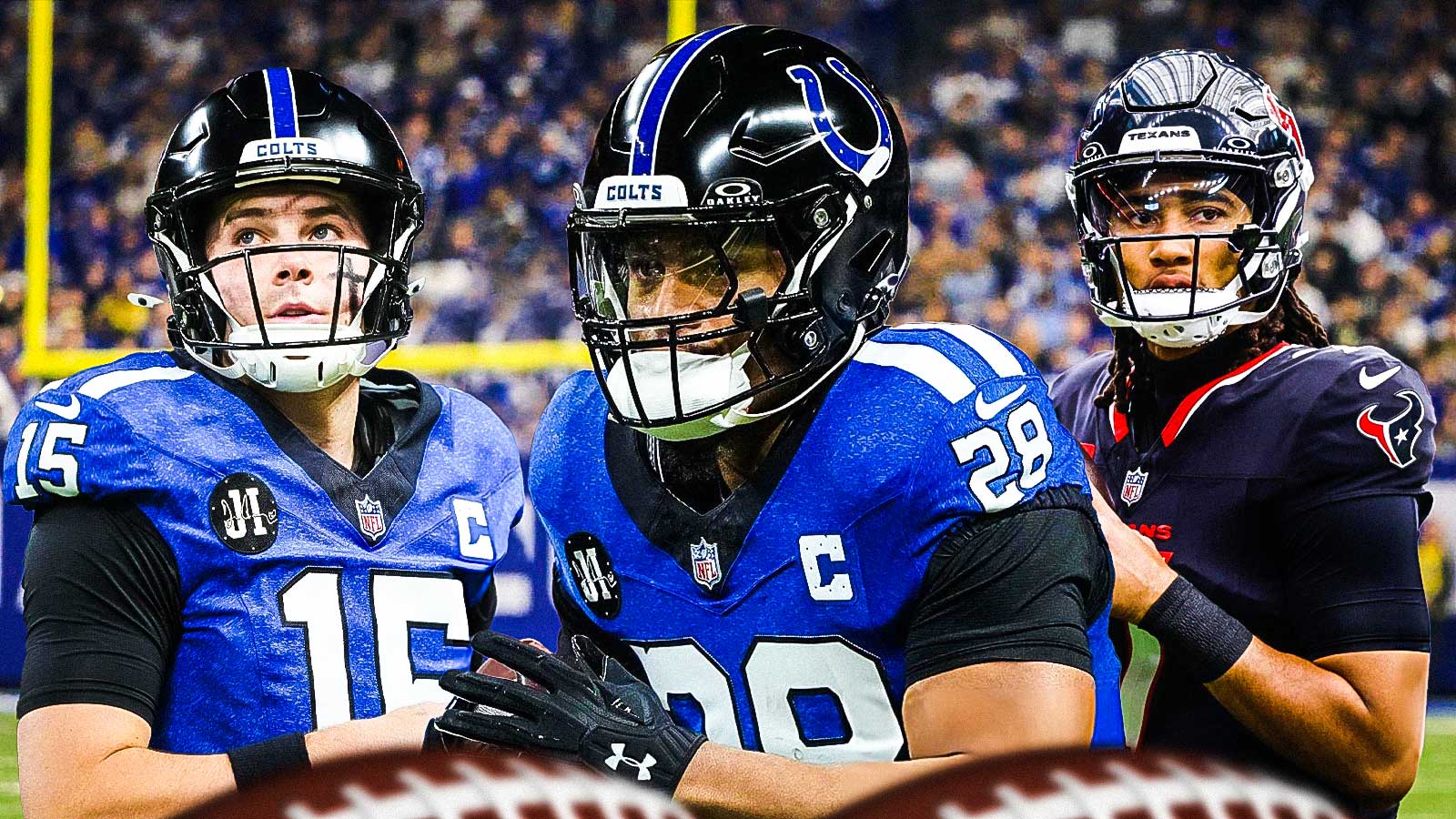 colts texans, colts texans bold predictions, riley leonard, cj stroud, jonathan taylor