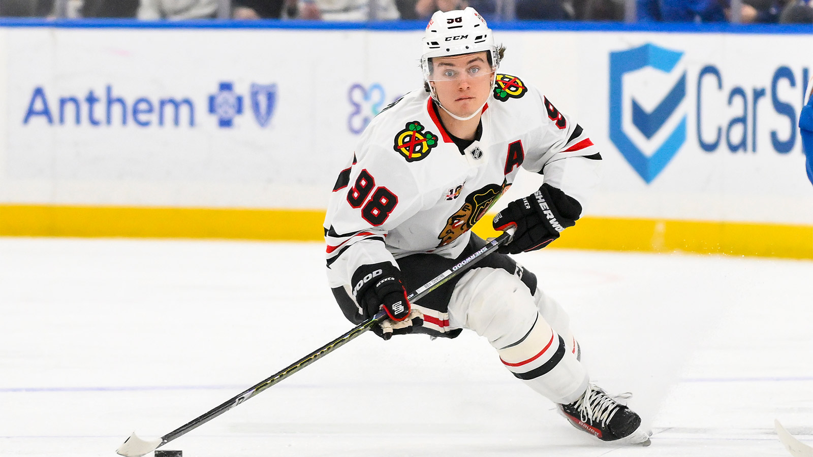 Blackhawks’ Connor Bedard ‘trending’ toward Friday night return from shoulder injury