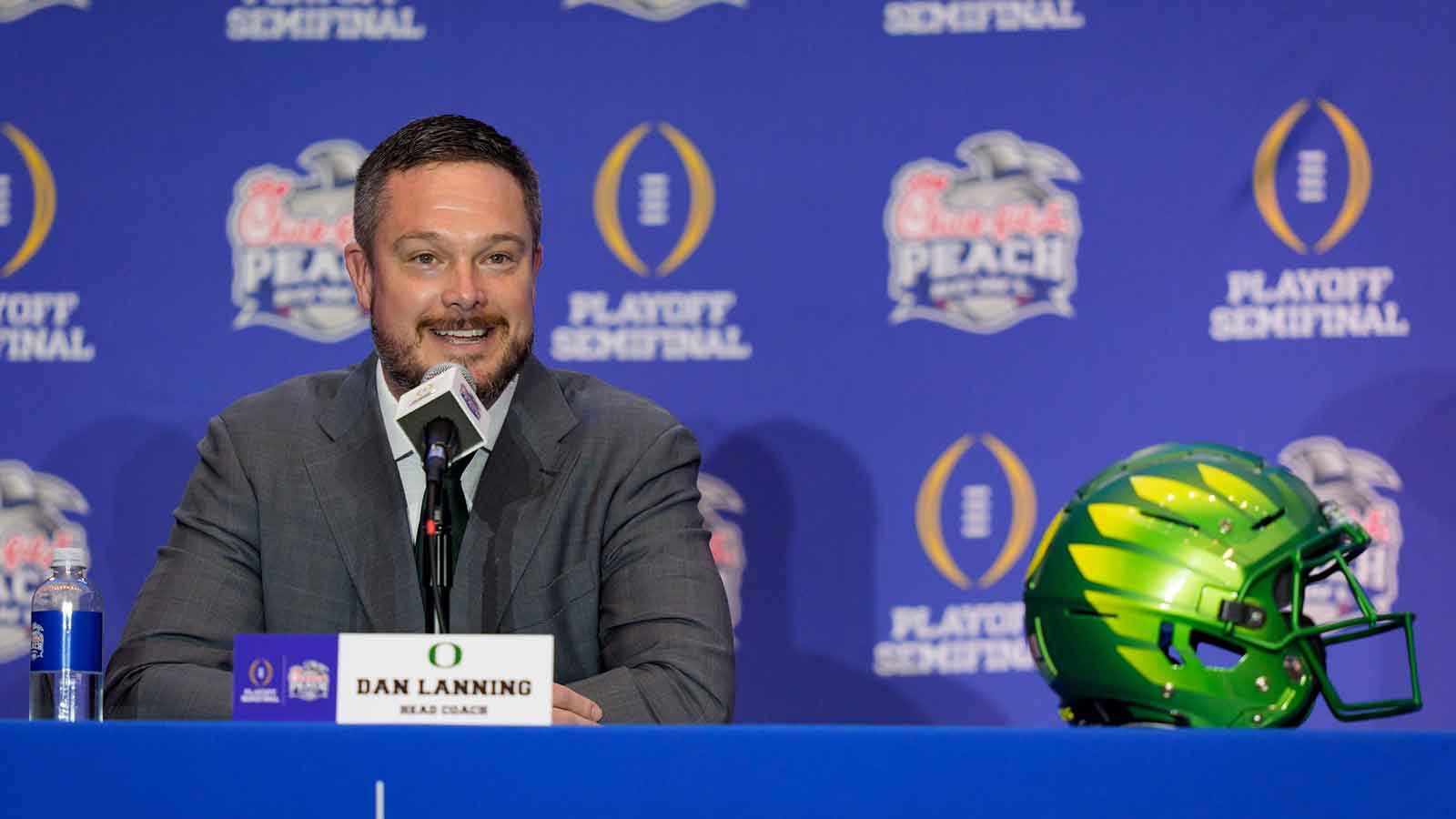 Oregon’s Dan Lanning has Peach Bowl reflection that sees dentists catch a stray