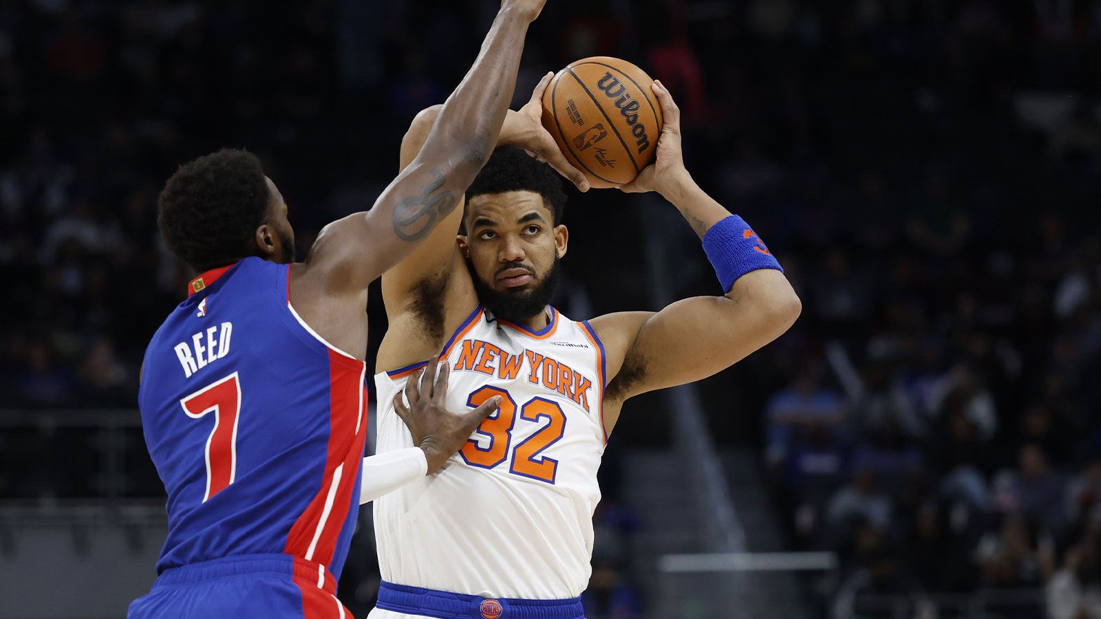 Pistons announcer trolls Karl-Anthony Towns