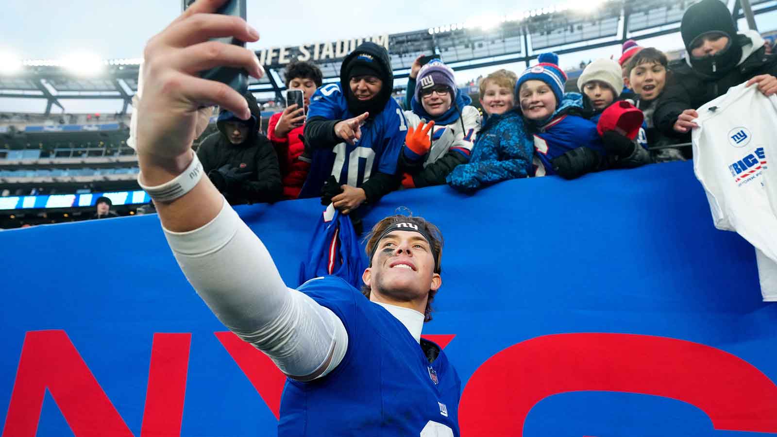 Did Giants’ Jaxson Dart just tease possible John Harbaugh, Kevin Stefanski hire at CFP game?