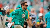 Miami Dolphins head coach Mike McDaniel looks on during the second quarter against the Cincinnati Bengals at Hard Rock Stadium.