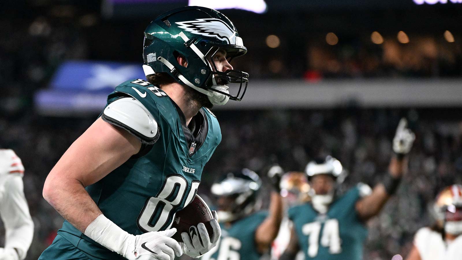Eagles TE Dallas Goedert’s historic feat wasted in playoff loss to 49ers