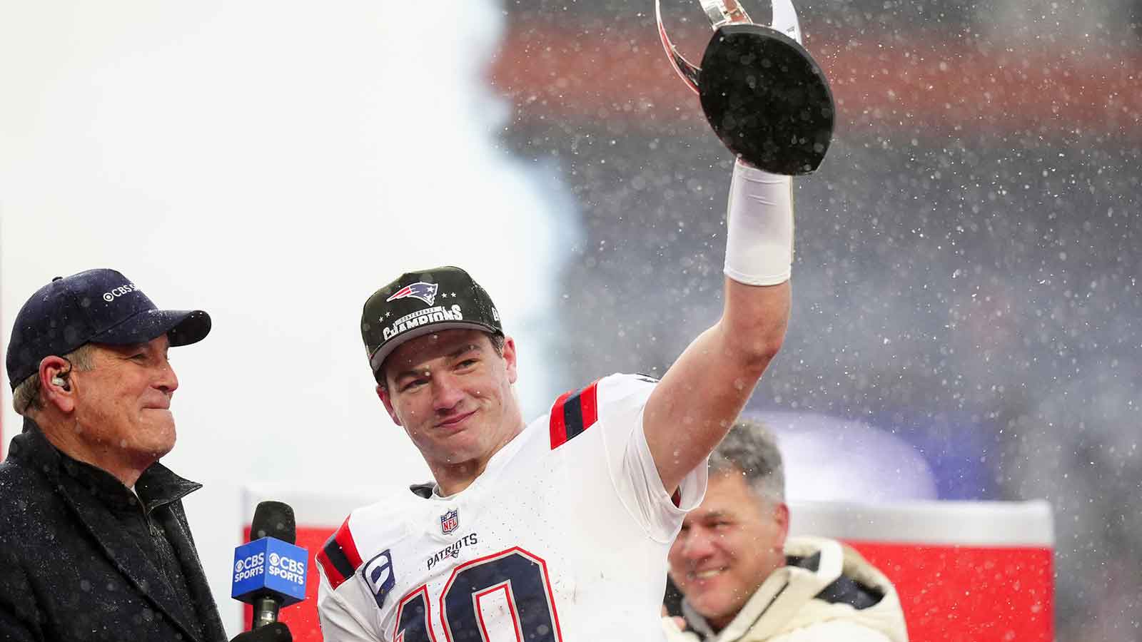 Patriots fans are loving Drake Maye’s ‘awesome’ remark on wife’s journey