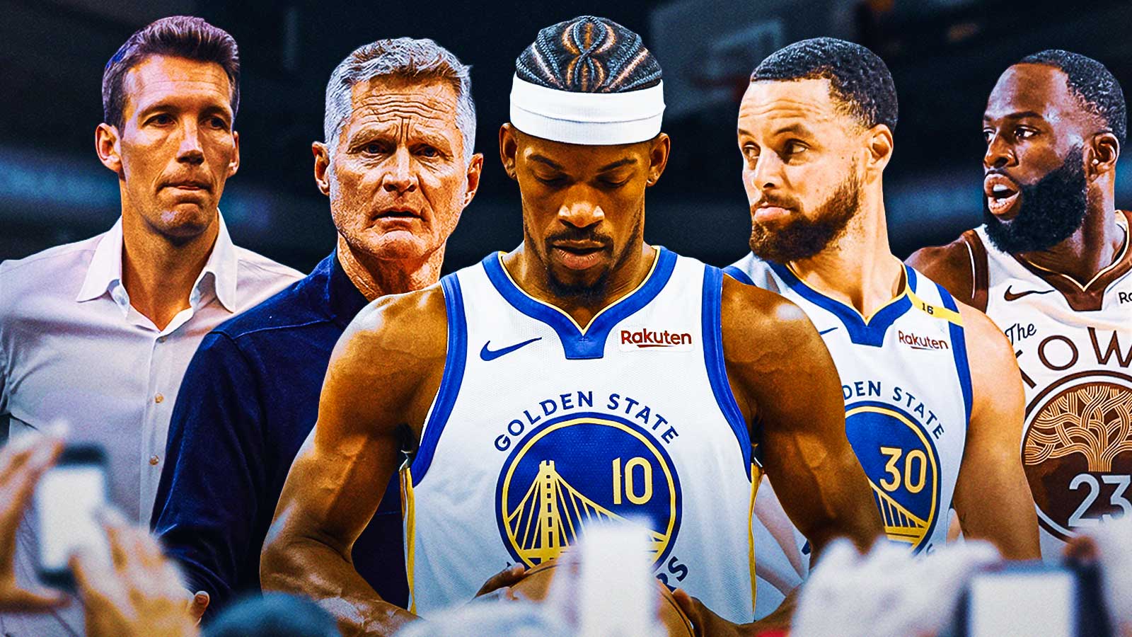 Warriors GM Mike Dunleavy addresses media in the wake of Jimmy Butler’s season-ending injury