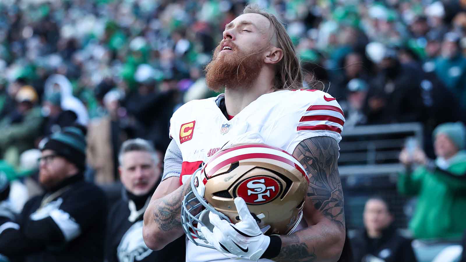 49ers’ George Kittle shares emotional statement after devastating injury