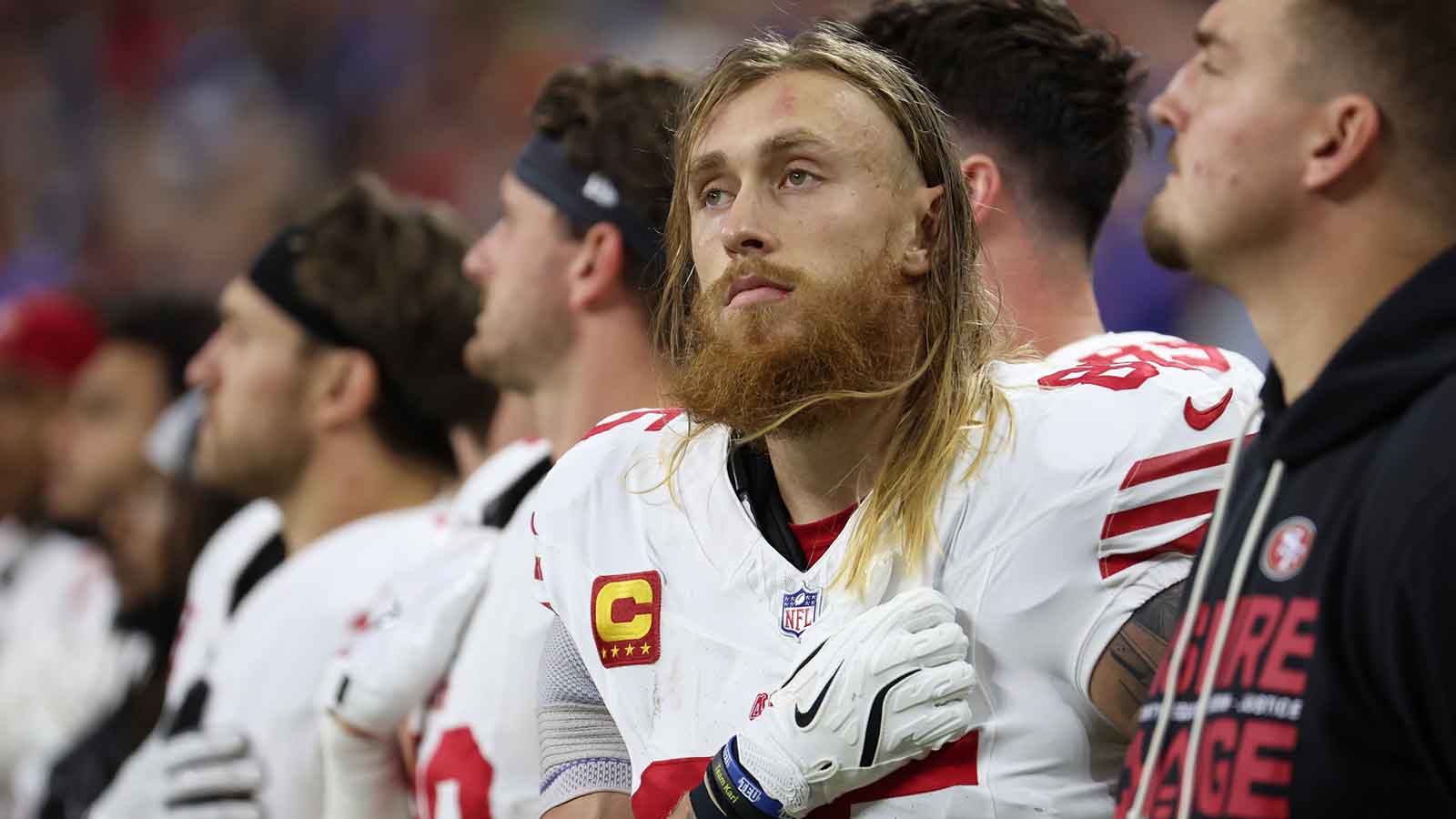 George Kittle, Trent Williams listed as questionable for Seahawks showdown