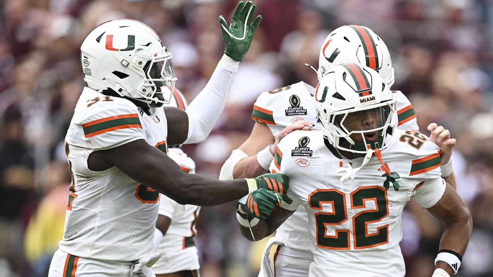 Miami losing RB to transfer portal after CFP title game loss
