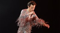 Harry Styles performing at the Grammys.