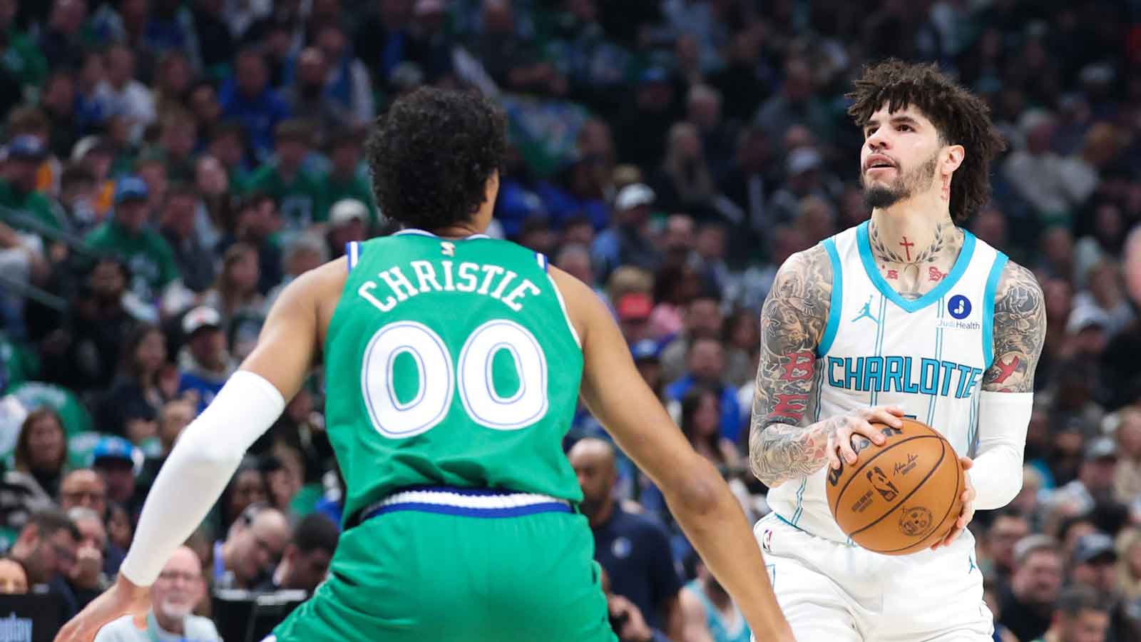 Hornets’ LaMelo Ball joins historic Luka Doncic club amid Mavericks game