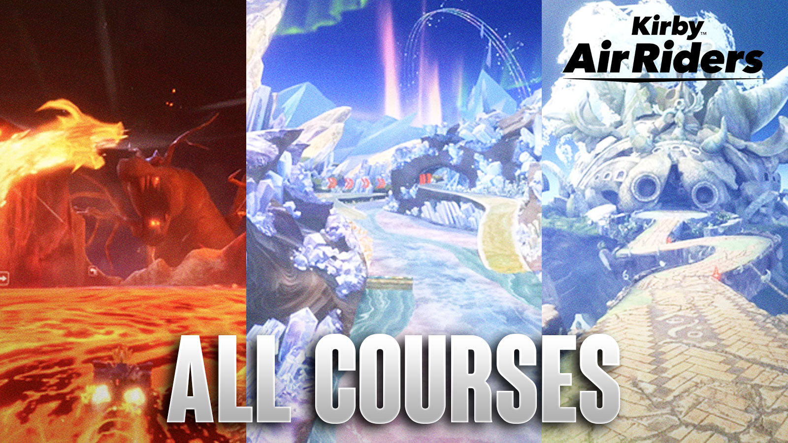 How to Unlock all Courses in Kirby Air Riders