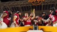Indiana Hoosiers after winning the College Football National Championship against the Miami Hurricanes.