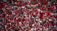 Fans cheer during the Indiana versus Old Dominion football game at Memorial Stadium