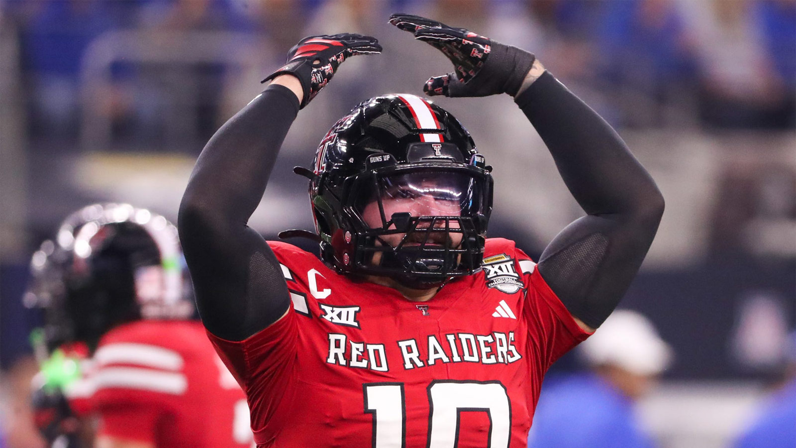 Texas Tech HC Joey McGuire reacts to Jacob Rodriguez’s dominant Senior Bowl