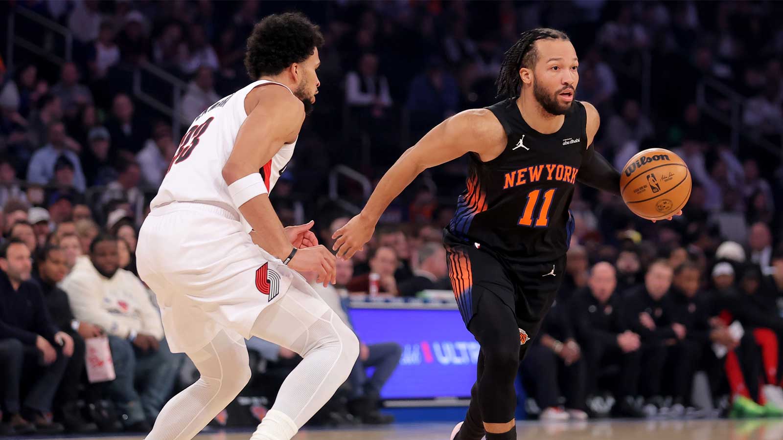 Knicks’ Jalen Brunson eclipses 10,000 career points with effortless free throw vs. Blazers