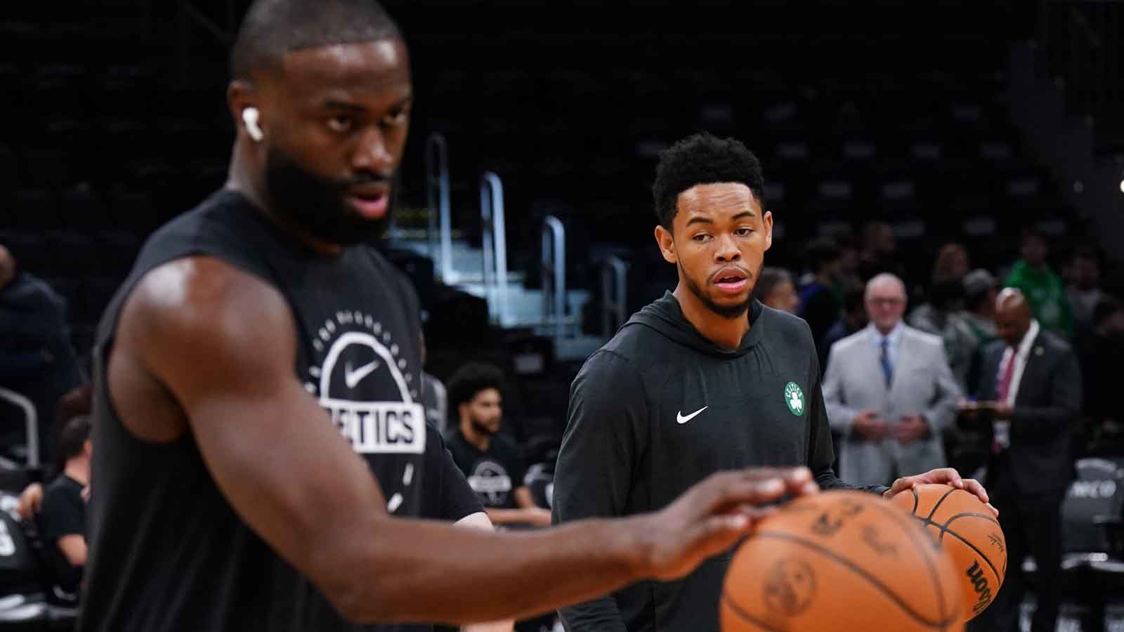 Celtics’ Jaylen Brown raves about Anfernee Simons’ rapid improvement in Boston