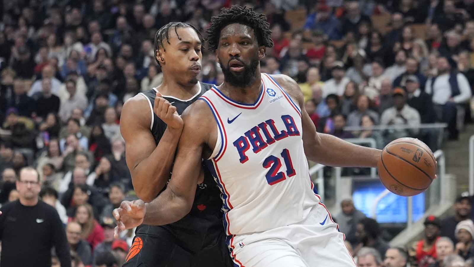 76ers’ Joel Embiid draws hilarious Kyle Lowry reaction after posterizing Raptors