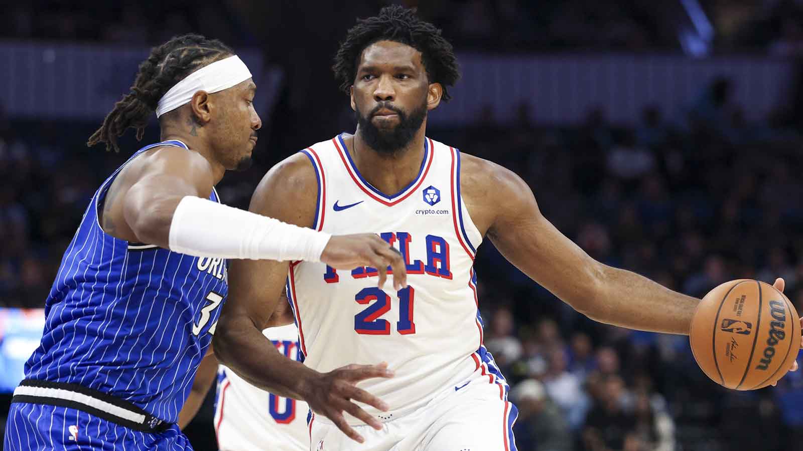 76ers’ Joel Embiid flashes vintage form with sweet slam vs. Magic