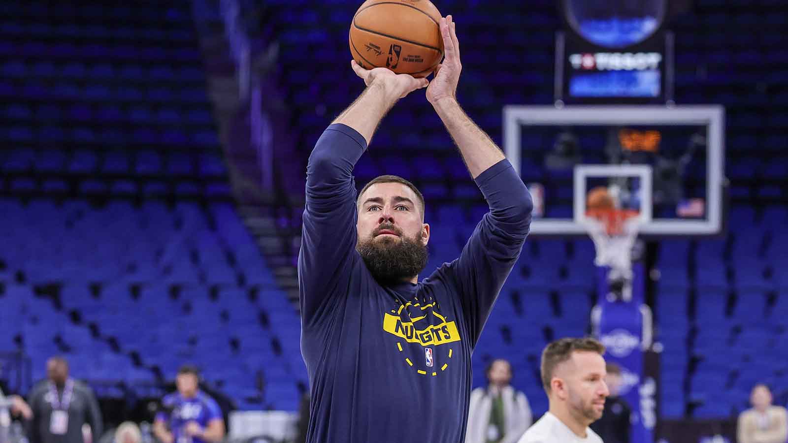 Nuggets’ Jonas Valanciunas out at least a month with calf strain after Nikola Jokic injury