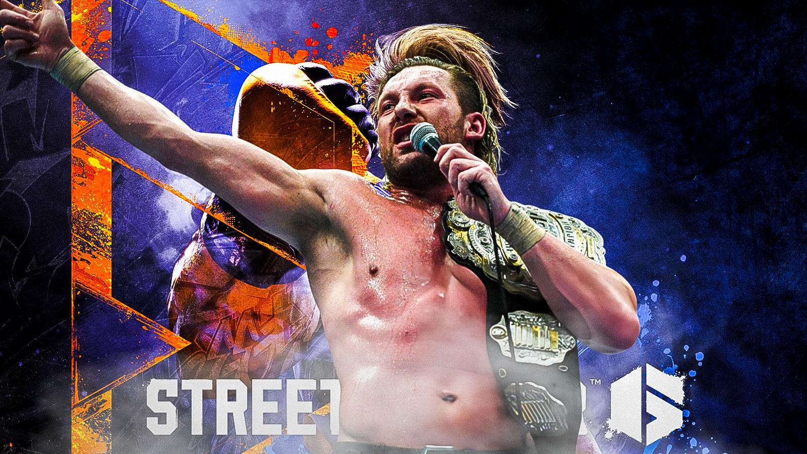 AEW EVP Kenny Omega; Street Fighter 6 logo