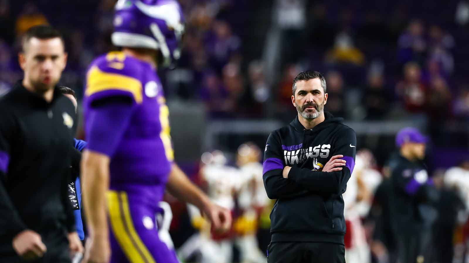 Kevin Stefanski gives first impression of Falcons QBs Michael Penix Jr., Kirk Cousins