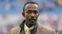 Minnesota Vikings general manager Kwesi Adofo-Mensah stands on the sidelines prior to a game against the Pittsburgh Steelers during an NFL International Series game at Croke Park.