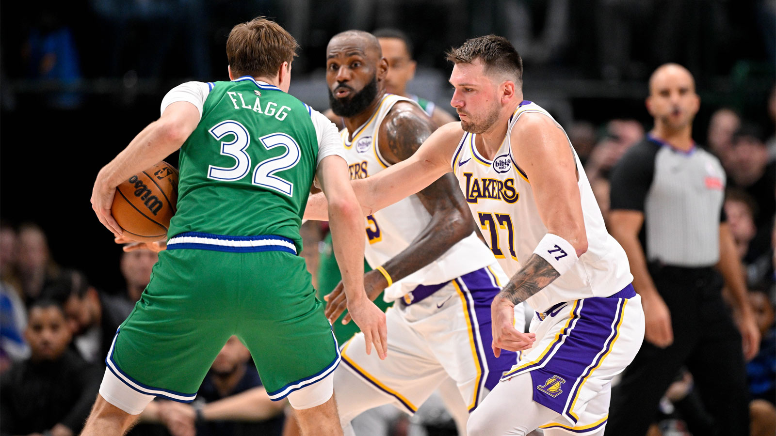 Lakers’ Luka Doncic sticks it to Nico Harrison with clutch defensive stops vs. Mavericks