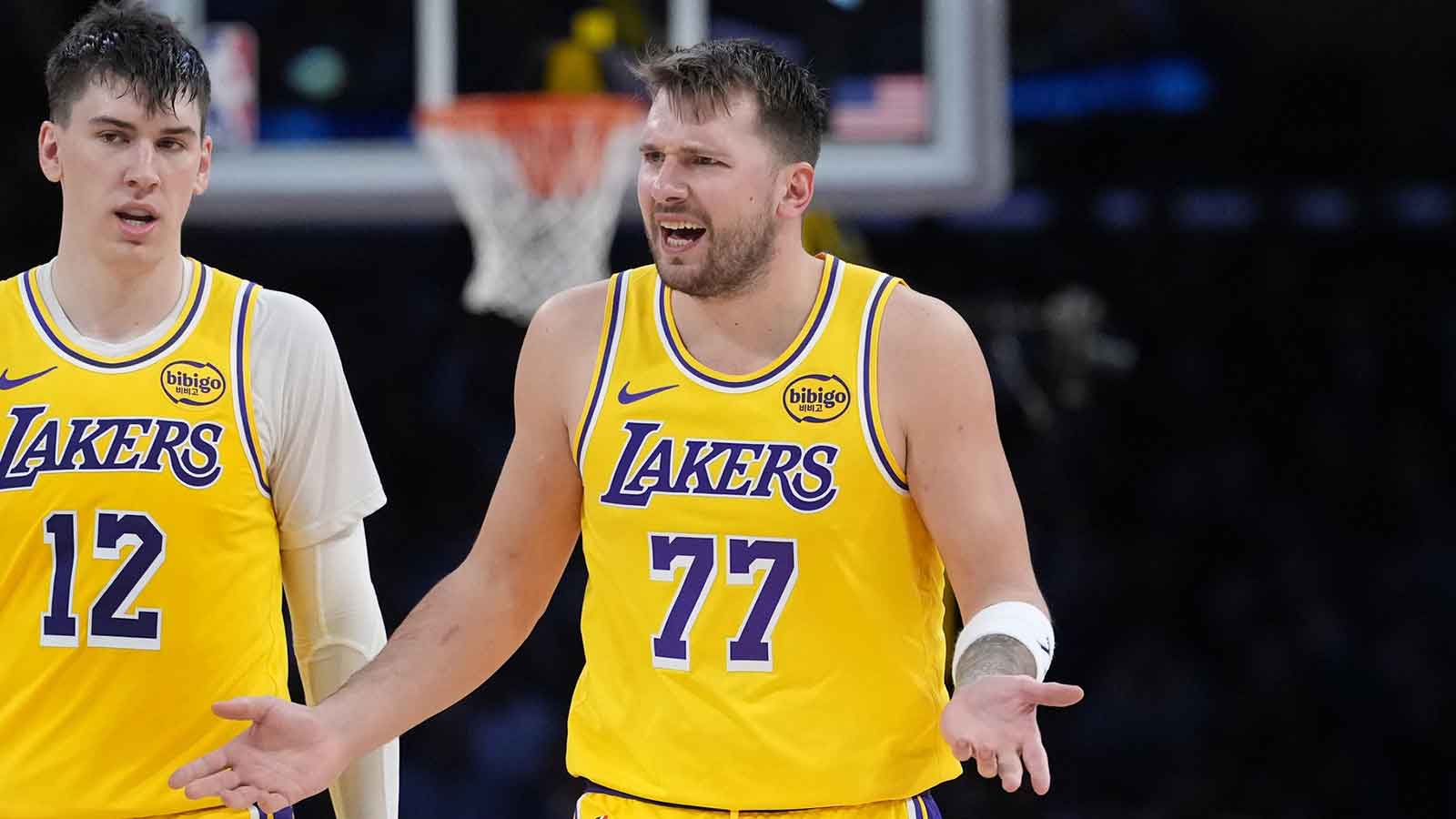 Lakers’ Jake LaRavia hilariously dismisses Luka Doncic’s Eastbay dunk